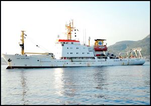 İtalyan Oşinografi gemisi Alanya açıklarında