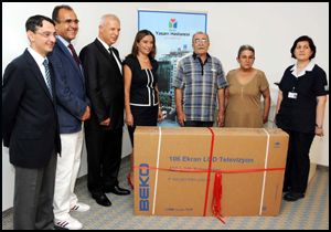 1 milyonuncu hastaya LCD TV