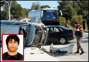 Belek'te kaza: 1 ölü,1 yaralı