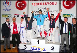 Karate şampiyonası sona erdi