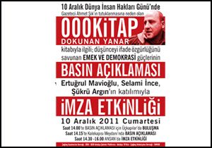 Gazeteciler yürüyecek, ooo kitabın tanıtımı yapılacak