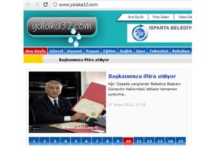 Isparta'da ilginç internet sitesi