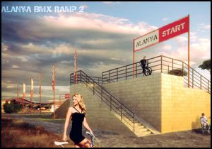 Türkiye'nin ilk BMX pisti Alanya'da açılacak