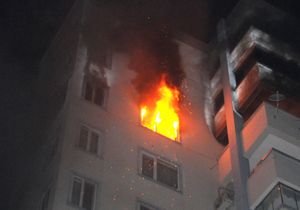 Ekşioğlu Sitesi'nde yangın