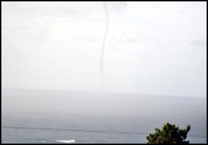 Alanya'da hortum paniği