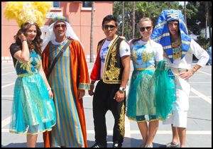 Alanya'da renkli turizm haftası kutlaması