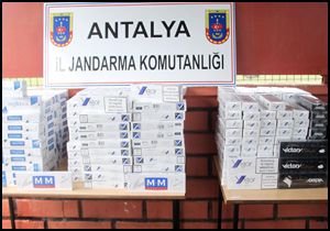 Manavgat'ta kaçak sigara operasyonu