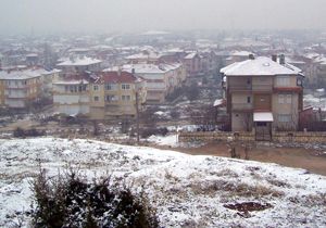 Korkuteli beyaza büründü