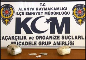 Alanya'da 620 gram eroin ele geçirildi
