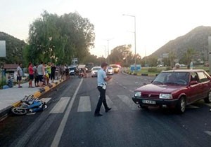 İki kardeş kazada yaralandı