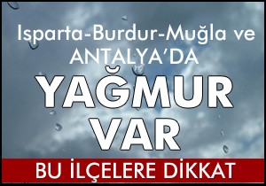 Yağmur var