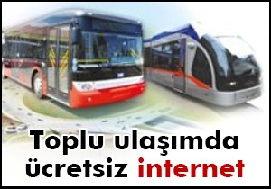 Toplu ulaşımda ücretsiz internet