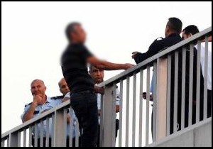 İntihar girişiminde bulunan eşine 'atla' dedi