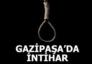 Gazipaşa'da intihar