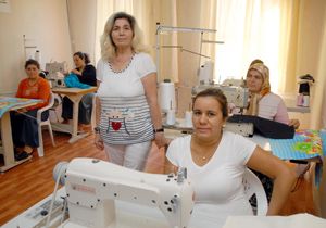 Alanya'ya konfeksiyon atölyesi kuruldu