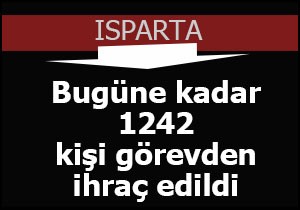 Isparta'nın FETÖ raporu