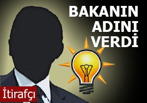 Bakanın adını verdi