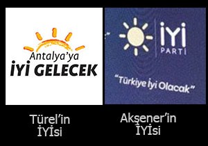 Akşener'in logosu Türel'e 'İyi' gelmedi