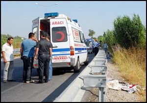 Manavgat ta motosiklet kazası: 1 ölü