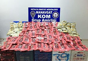 Kaçak nargile tütünü operasyonu