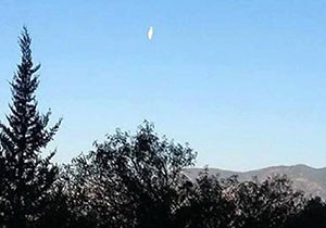 Kaş'ta gökyüzünde görülen cisim korkuttu
