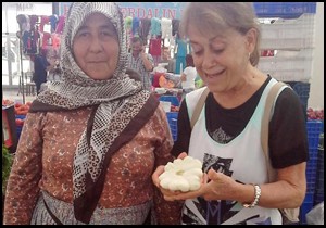 Çiçek görünümündeki kabak ilgi çekti