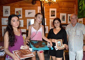 Kaleiçi'nde turistik galeri