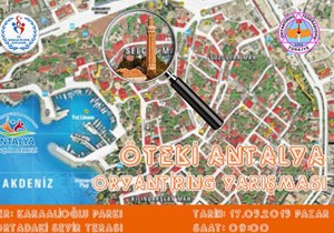 Kaleiçi'nde oryantiring heyecanı