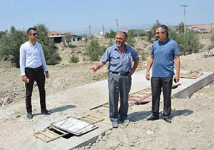 Sanayi Sitesi nin kanalizasyonu ilçe hattına bağlandı