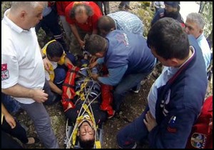 Kanyonda yaralanan genç, sağlık görevlisinin oğlu çıktı