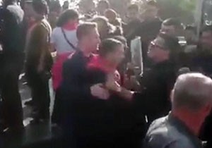 Kara, ittiren polisten şikayetçi