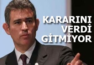 Feyzioğlu gitmiyor