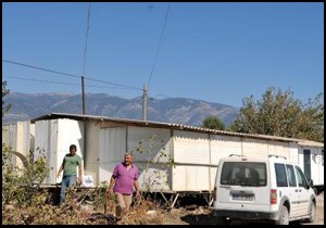 Demre'de karavanlar kaldırılıyor