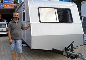 Kendi karavanını 3 ayda yaptı