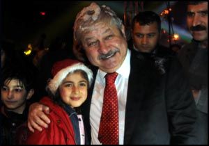 Antalya yılbaşına kar altında girdi