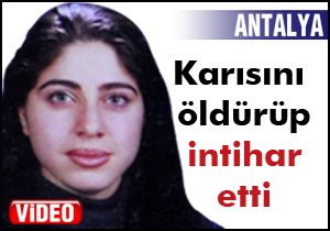 Boşanmak isteyen karısını öldürüp intihar etti