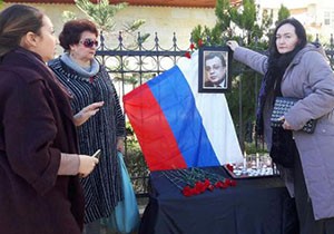 Alanya'da yerleşik Ruslar, Karlov'u andı