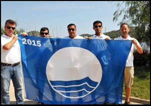 Kaş Marina'ya mavi bayrak asıldı