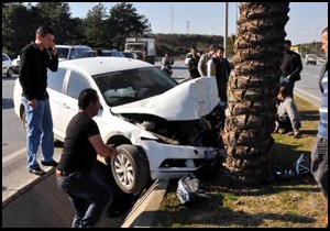 Manavgat'ta trafik kazası: 1 yaralı