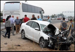 Serik'te trafik kazası: 1 ölü