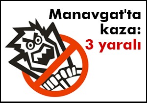 Manavgat’ta otomobil motosiklete çarptı: 3 yaralı
