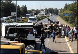 Antalya'da zincirleme kaza