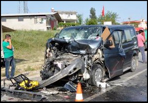 Manavgat'ta trafik kazası: 1 yaralı