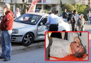 Albay ve oğlu kazada yaralandı, genç sürücü ağladı