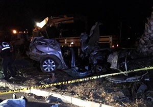 Gazipaşa’da kaza: 3 ölü, 1 yaralı