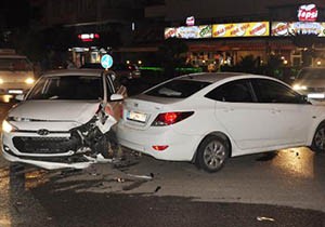 Manavgat'ta trafik kazası, 1 yaralı