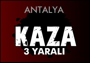 Kontrolsüz kavşakta kaza: 3 yaralı