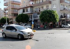 Manavgat'ta kaza ucuz atlatıldı