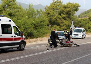 Kumluca'da kaza: 1 yaralı