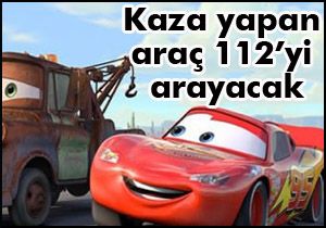 Kaza yapan araç otomatik olarak 112'yi arayacak